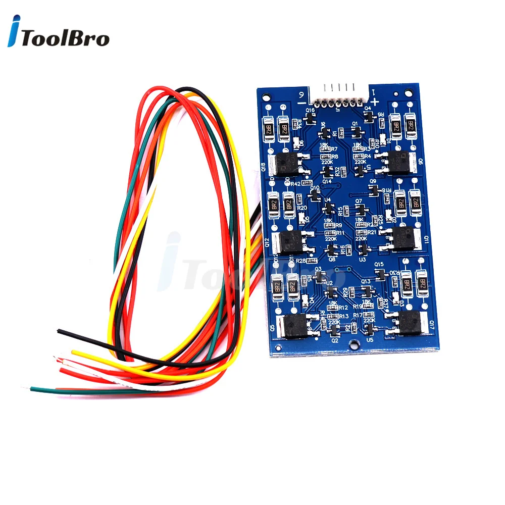 2.7V/16V LTO 6S Balance Board Equalization Circuit Lithium Titanate Battery/Super Farad Capacitor Protection Board