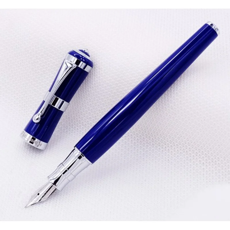 

A+ Fuliwen 2051 Metal Fountain Pen, Sliver Clip Fashion Writing Office Gift Pen