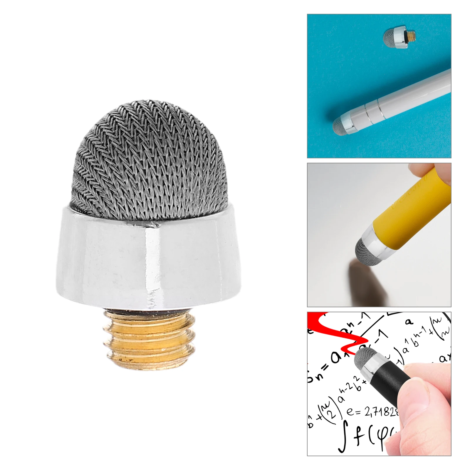 

4 Pcs Capacitor Tip Pen Refills Replaceable Mesh Fiber Stylus Heads Replacement