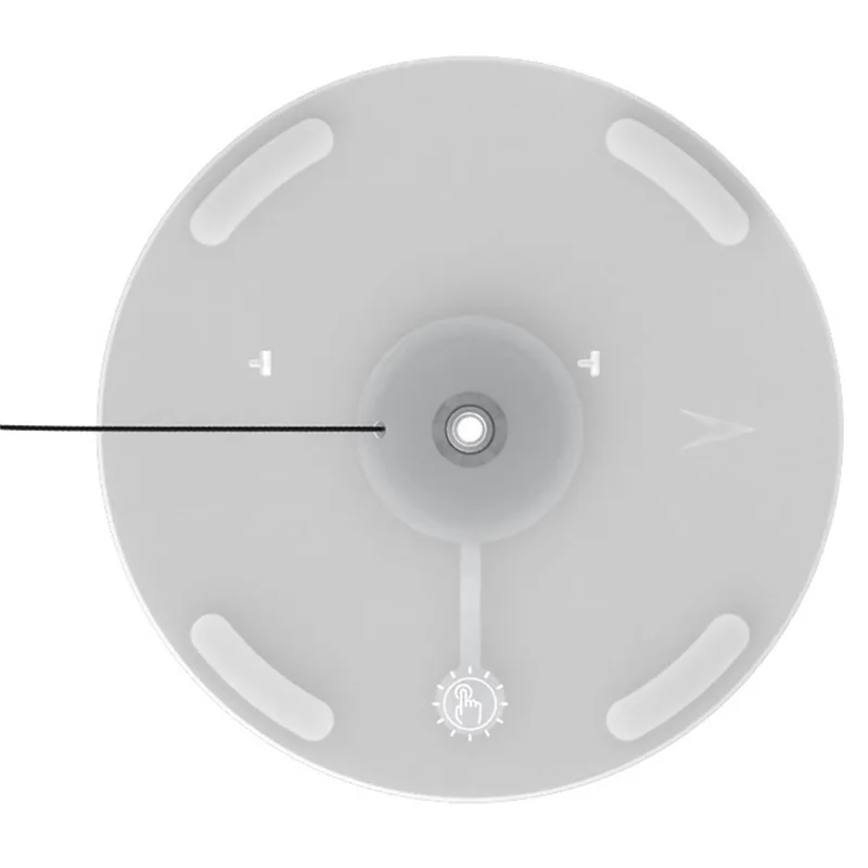 A68Z Console Dock Stand For PS5 Slim Console Disc Upright Stand With RGB Dazzle Color Console Dock Simple Stand