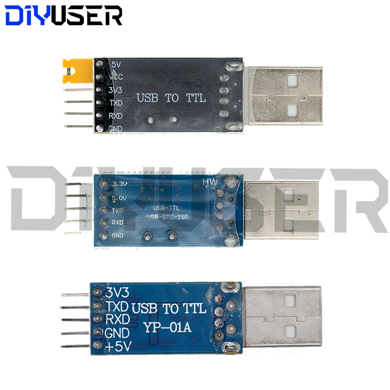 PL2303HX PL2303 modulo adattatore convertitore TTL da USB a RS232/convertitore TTL USB modulo UART CH340G modulo CH340 interruttore 3.3V 5V