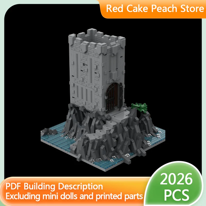 

Конструктор City Street View Model MOC: Форт Рок-Айленд, модульный, технологичный, для детей, праздничный подарок, развивающая игрушка для сборки