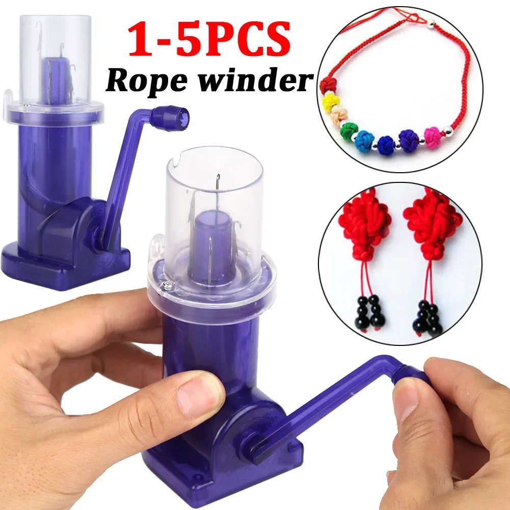 1-5 stücke Hands trick maschine Seil Faden weben Werkzeug DIY Handwerk Strick webstuhl Spule