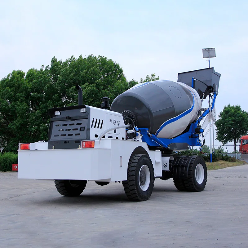 China Concrete Diesel Small 1.5 Cubic Meter Self-Loading Concrete Mixer Truck for Sale