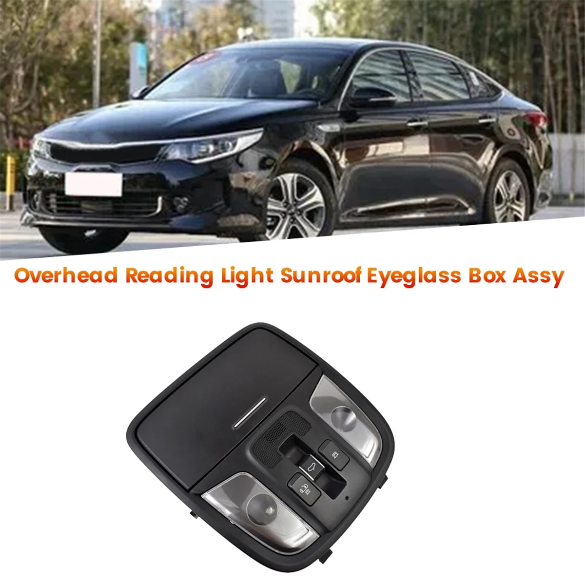 Auto Overhead Leesconsole Lamp 92810-d6100 Voor Kia Optima 16-20 Schuifdak Schakelaar Brildoos Lamp Assy