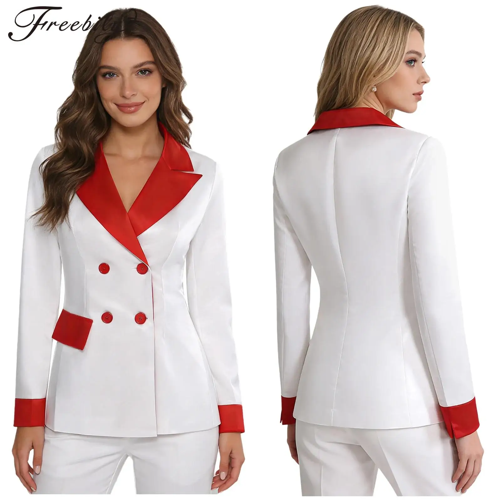 

Женские костюмы: пиджаки, блейзеры, элегантные офисные блейзеры с цветовыми блоками, двубортные пиджаки с лацканами, вечерние и деловые пальто