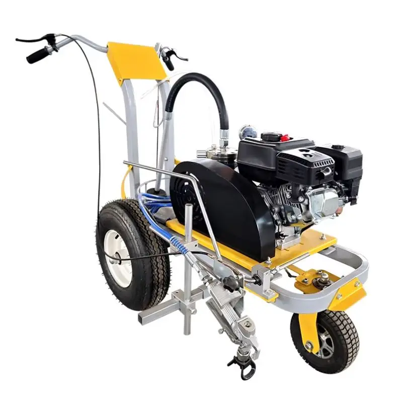 Hand Operated Cold Spray Road Marking Machine, Road Surface Marking Equipment Wholesale, Simple Operation