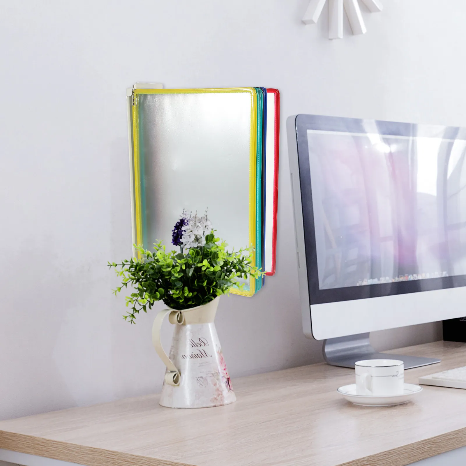 

Настенная стойка для хранения файлов, простой органайзер для документов для офиса, дома, школы, подвесная папка для хранения файлов, держатель для документов