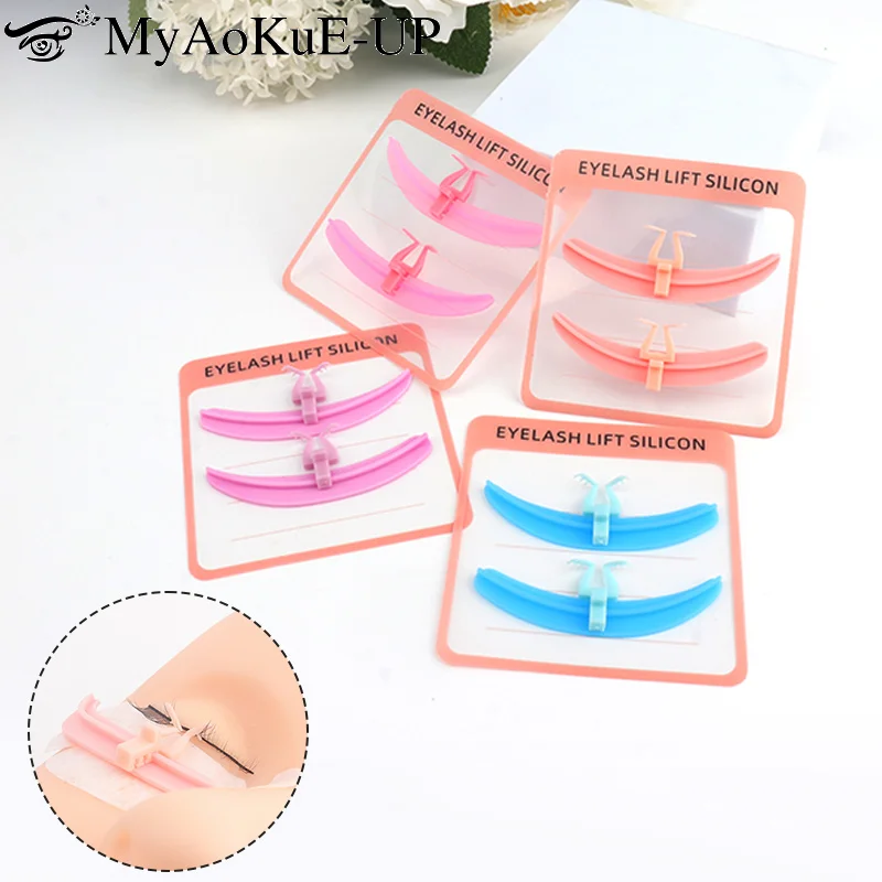 4pcs Eyelash Extension Separator Silicone Perm Pads Reusable Lash Extension Aid Patch For Eyelashes Lifting Beginner Makeup Tool