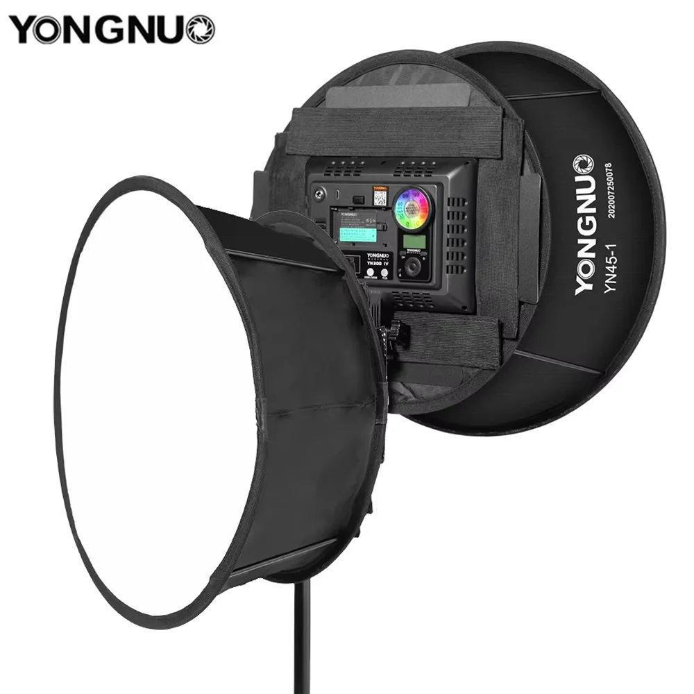 YONGNUO YN45-1 YN56-1 LED 비디오 조명용 소프트박스 디퓨저 YN300III YN300IV YN160III YN320 YN600L YN600LII YN900 채우기 조명