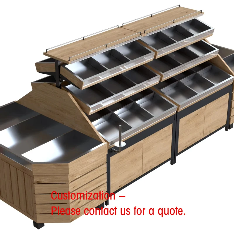 custom.One-Stop Supermarket Solution: Custom 2D/3D Display Layout Design & Grocery Shelving System Engineering