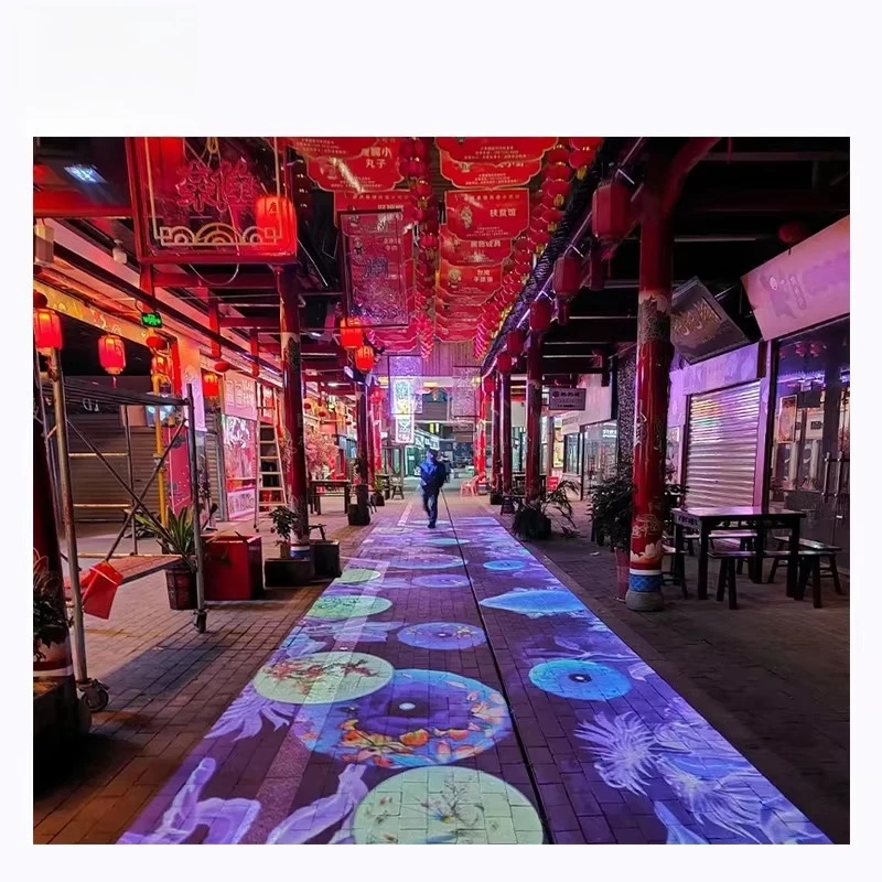 3D Hologram Interactive Floor Projection Children Game Simulator Outdoor Advertising Ground Projection Mayeter M-T001 80+ Games
