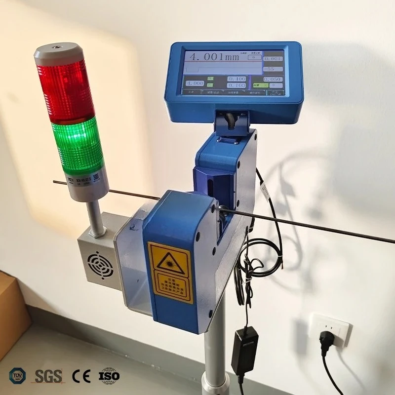 Hot Sale Digital Diameter Laser Non-contact Measuring Device  Measuring Instrument Blue 0.1-25mm Laser Diameter Measurement