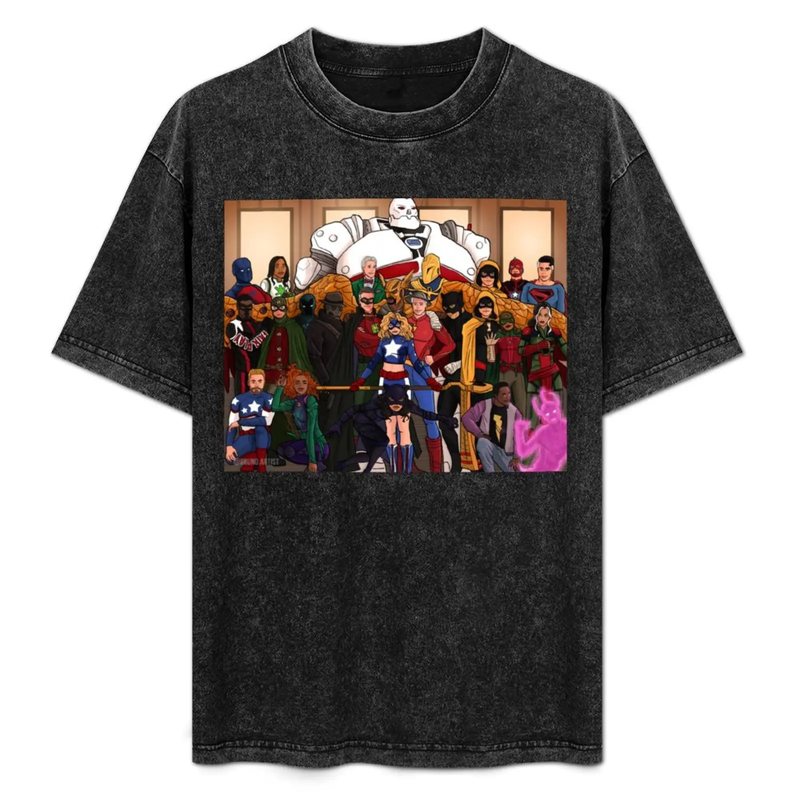 

Justice Society T-Shirt Work Comfort T-Shirt for Men
