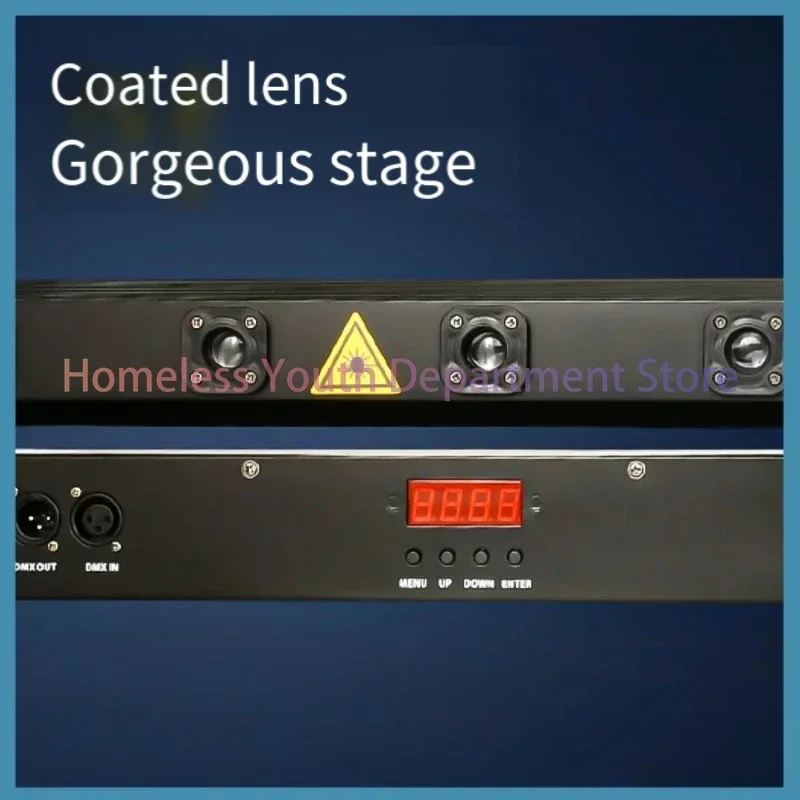 8-Eyes LED Beam Bar Moving Head Light Laser Lamp RGB DMX Controller Stage Effect Bar DJ Disco Party Wedding Spot Beam Lighting