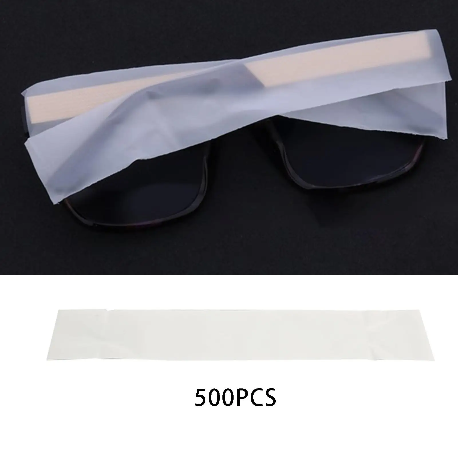 500 Count Frosting Glasses Legs Slender Bag Practical for Spectacles Stable Easy to Use