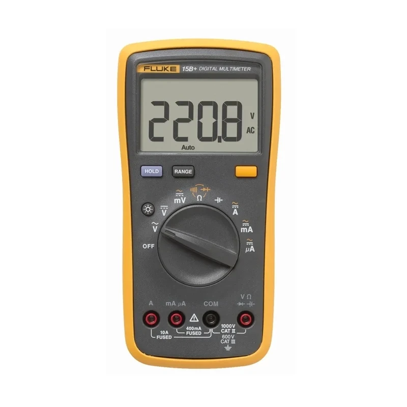 Fluke 15B + 17B + 15B MAX 17B MAX 18B + 12E + multimetro digitale gamma automatica DMM AC/DC/Diode/R/C Tester di corrente di tensione Multi Meter
