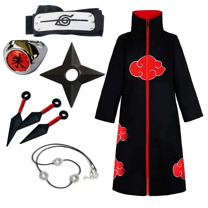 2025 New Ninja Hokage cosplay costume Uchiha Itachi Akira organization fourth generation cloak abc