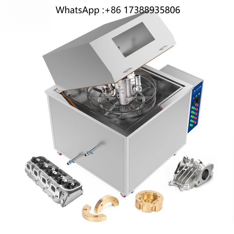 Skymen Rotary Basket Spray Cleaner Custom High Pressure Rotary Spray Cleaning Machine for Bearing Pump Parts Engine Auto Parts