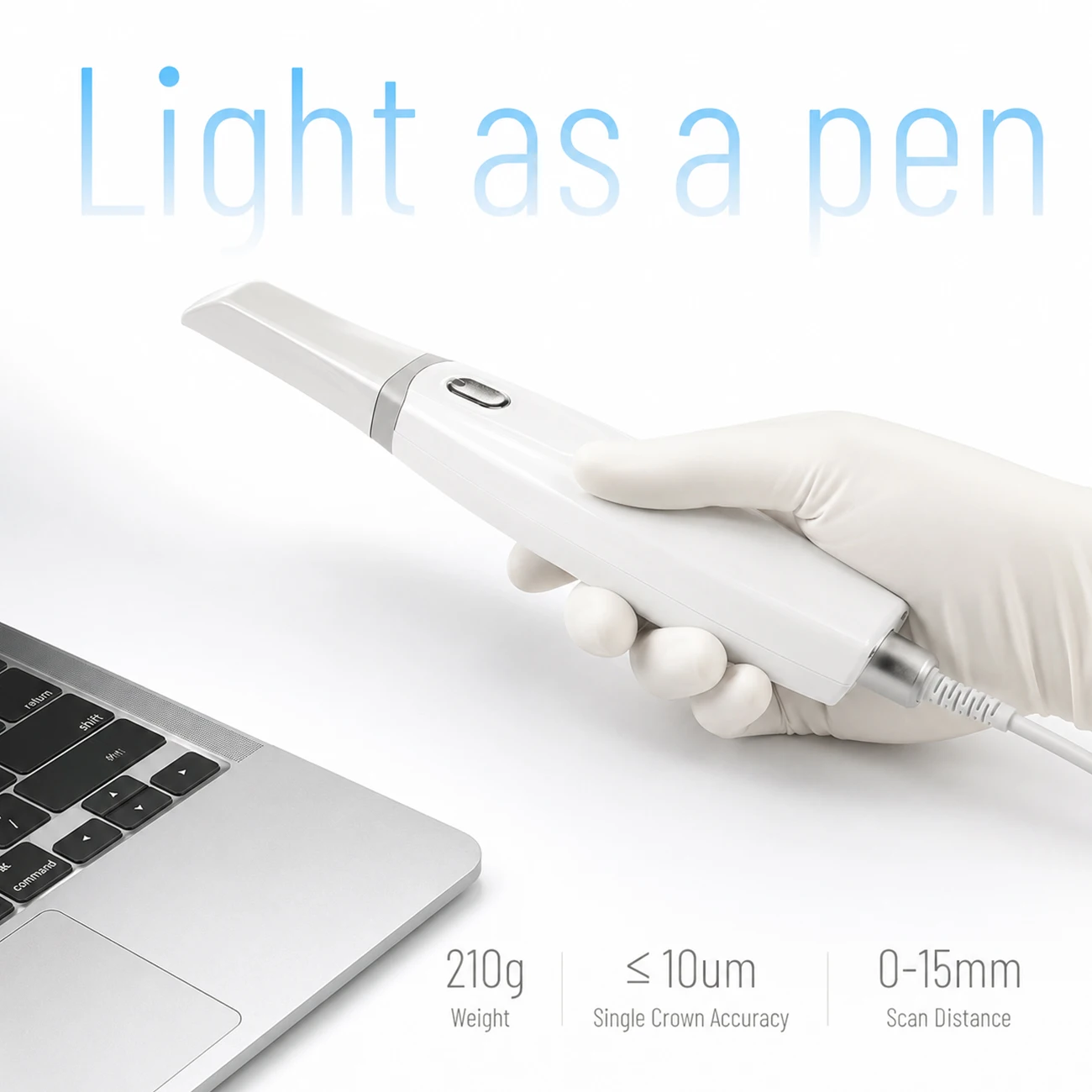 Dental Digital Imaging Intra-oral Scanner 3D Real-time Display with Scanning Software+4 Tips Odontológico and Ortho Simulation
