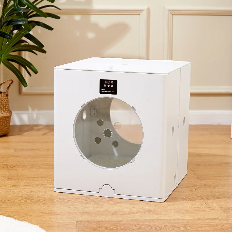 Portable Foldable Pet Drying Box Automatic Dog Cat Dryer Hair Blower Home Bathing Tool Pet Supplies