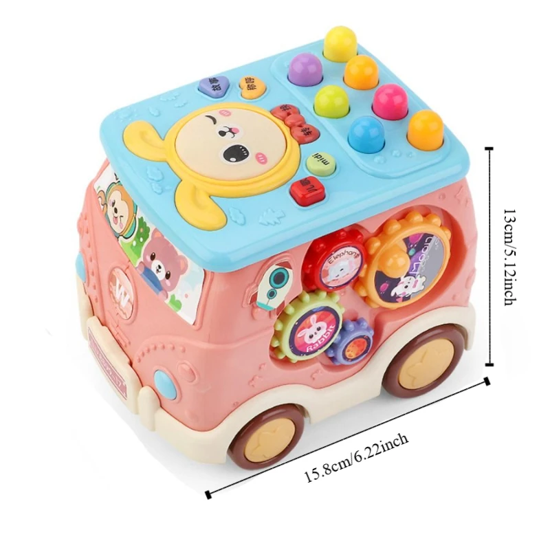 التعليمية متعددة الوظائف التراص حافلة مونتيسوري التعلم الموسيقي التعليم حافلة المطرقة التعلم المبكر حافلة موسيقية