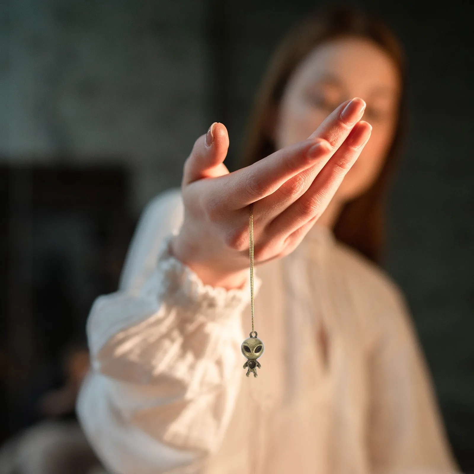 

50pcs Alien Charms Pendant Alloy Diy Jewelry Making Craft Accessories Bracelet Earring Keychain Necklace Decor Pendants