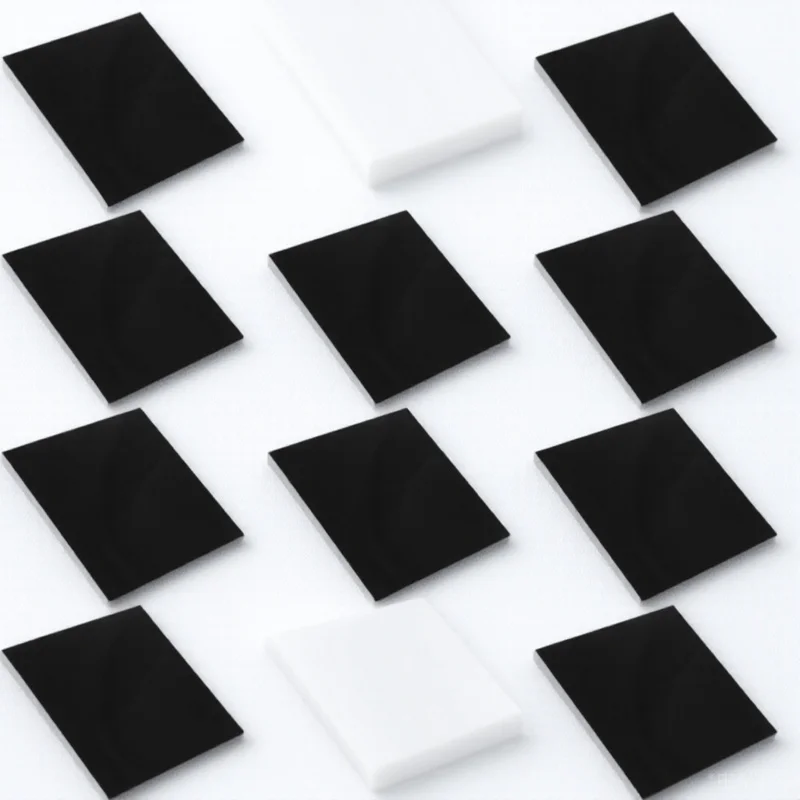 

10pcs Acrylic Sheets 2Mm Thick Blank Board For Diy Crafting Projects Painting Display Home Decor Craft Making Supplies