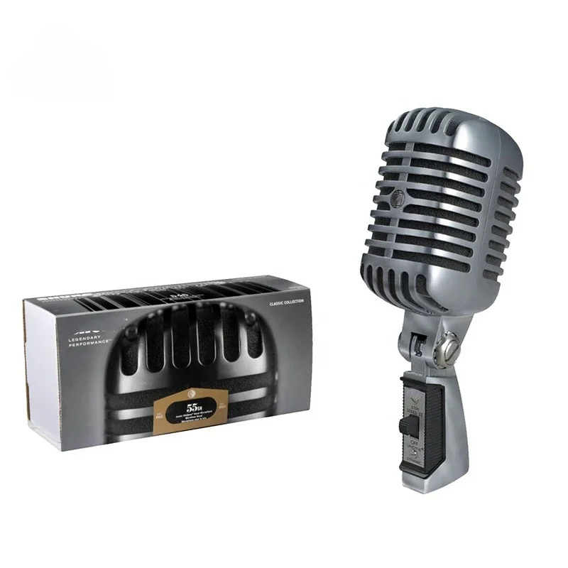 

Wired Supercardioid Dynamic Vocal Dynamic Microphone Handheld Microphone Singing Performance Microphone 55SH