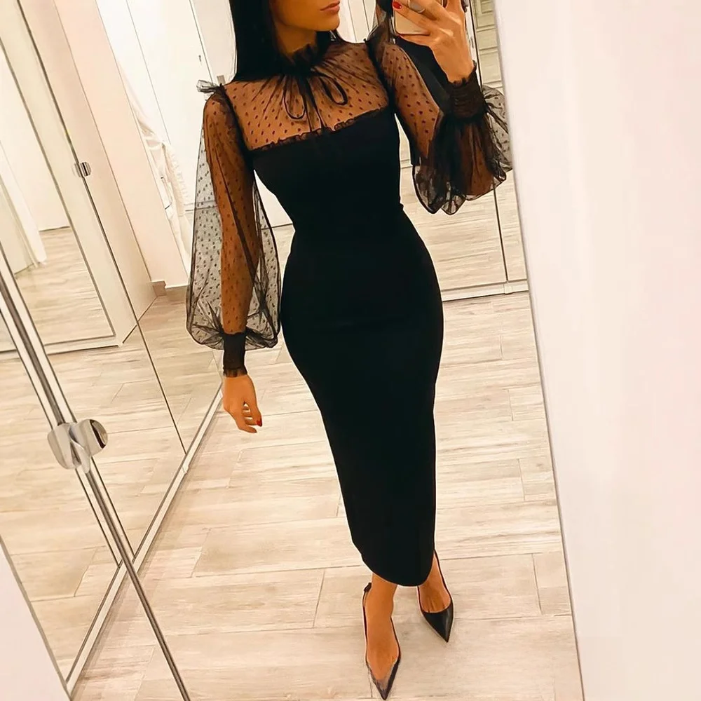 

Polka Dot Me Lantern Sve Par Dr Women's Low Waist Straight Cut Thiened Long Pants Spring Season Faion Dr