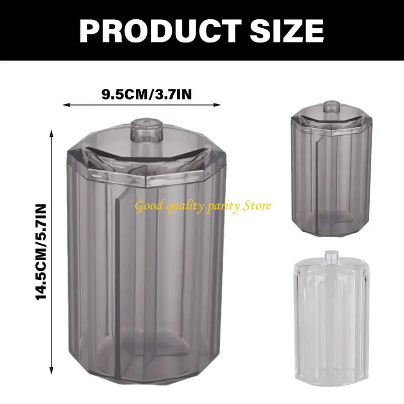 M4YA Acryl -katoenen kussenhouder Wimel Tool Opbergdoos stofdichte make -up organisatoren