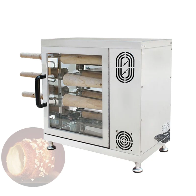 Small Bagel Machine Hungarian Chimney Roll Machine Ice Cream Cone Commercial Snack Equipment