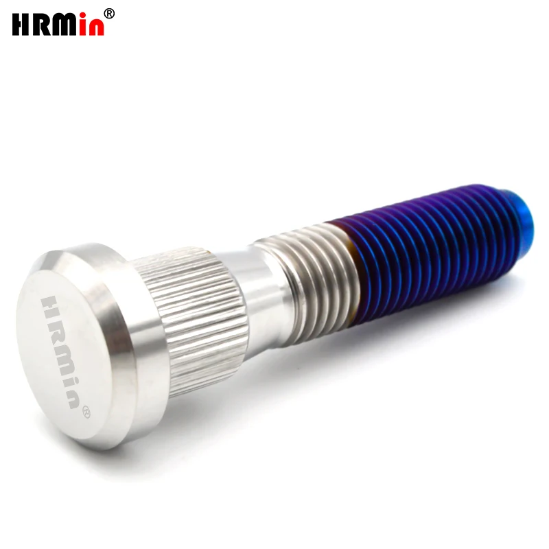 HRMin High quality Gr.5 Titanium Auto wheel stud titanium screw 16ps/20ps M12*1.25*55mm for Nissan,Subaru,Greatwall,Suzuki etc.