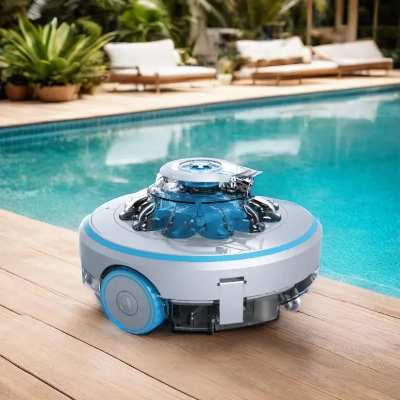 Airo Aquajack 600 Rechargeable Cordless Robot Vacuum Cleaner Efficient Automatic Pool Cleaner with High Suction Power Swimming
