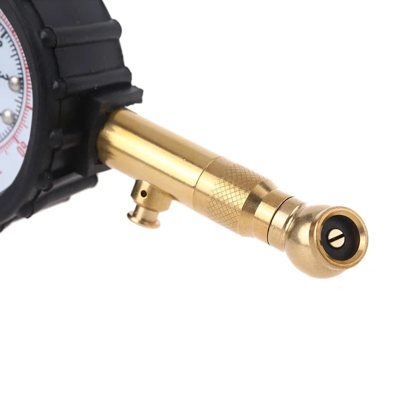 0-100 Dial Tire Pressure Gauge Easy Read Hardware Suitable for Measuring Tire Pressure of Car Truck Motorcycle