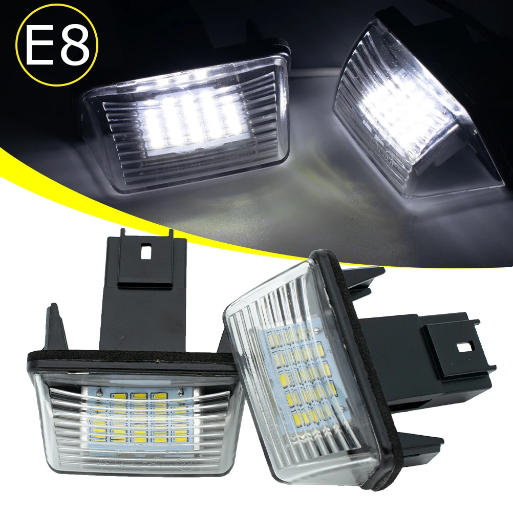 

2x HID License Number Plate Light For Peugeot 206 207 306 307 308 5008 For Citroen C3 C4 C5 Berlingo Saxo Xsara Picasso