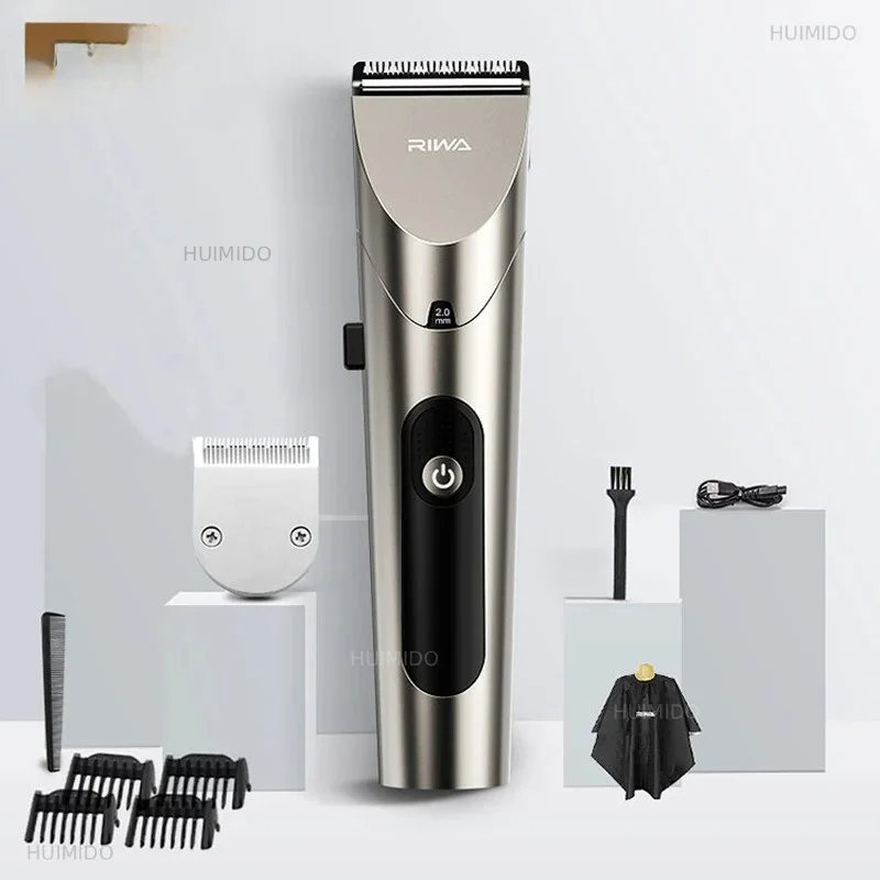 Hair Clipper,With LED Screen Washable,Haircut Men,Cordless Rechargeable Cutting Machine Trimmer,Barber Steel H