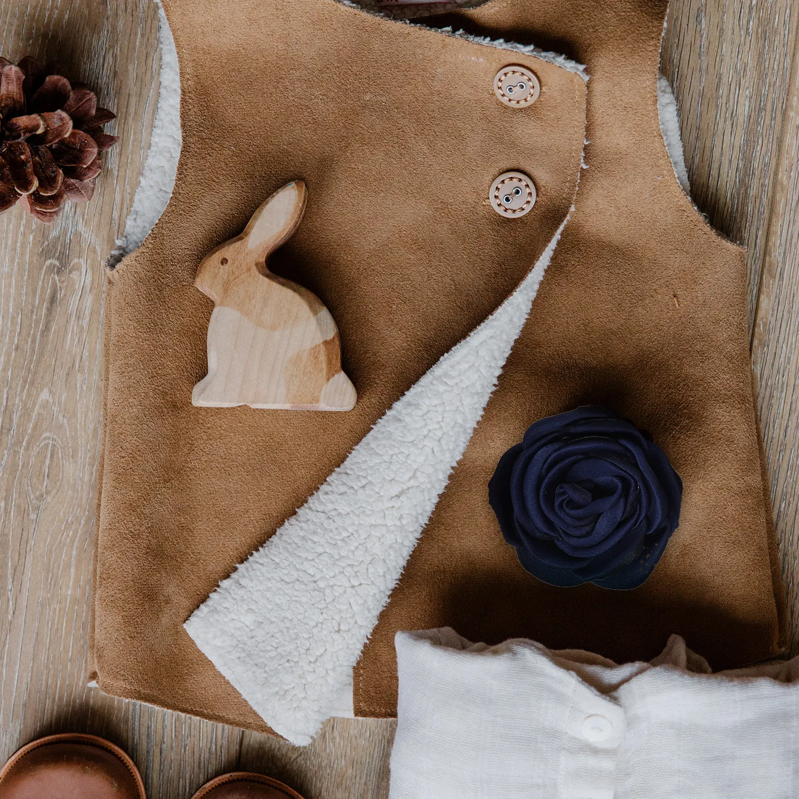 

2Pairs Cloth Flowers Decorative Shoe Adornment DIY Accessory All Match Versatile Adults Kids Shoes Decor