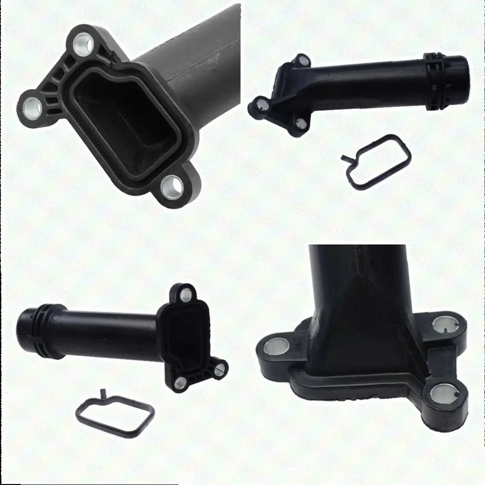 Flange Hose Gasket Radiator Hose Flange For Engine Cooling System As Picture Shows Includes Seal Gasket Plastic Construction