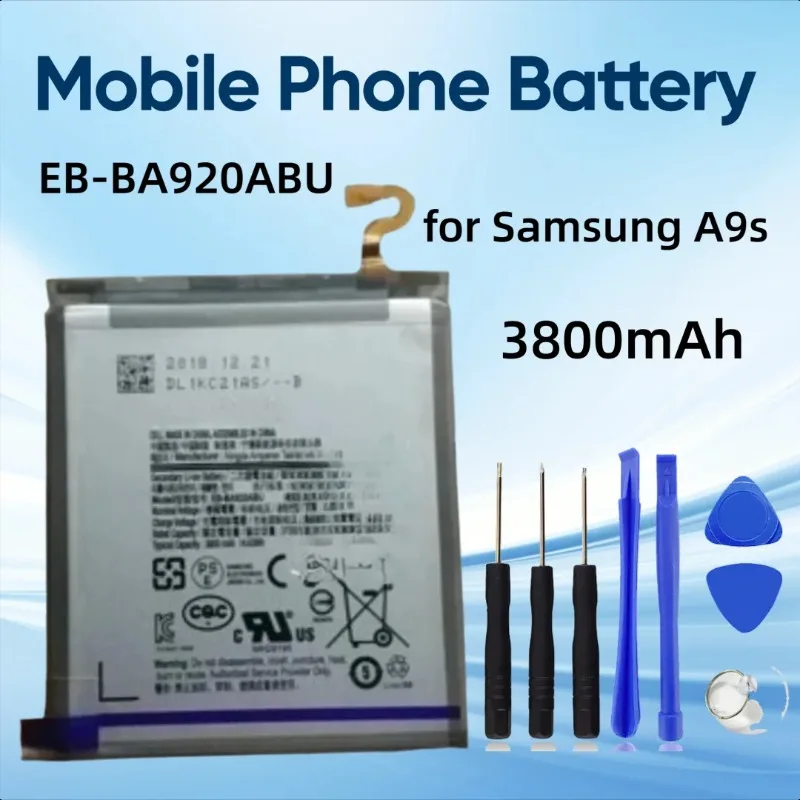 

3800 мАч для Samsung A9s SM-A9200/A920F/N Аккумулятор для мобильного телефона EB-BA920ABU