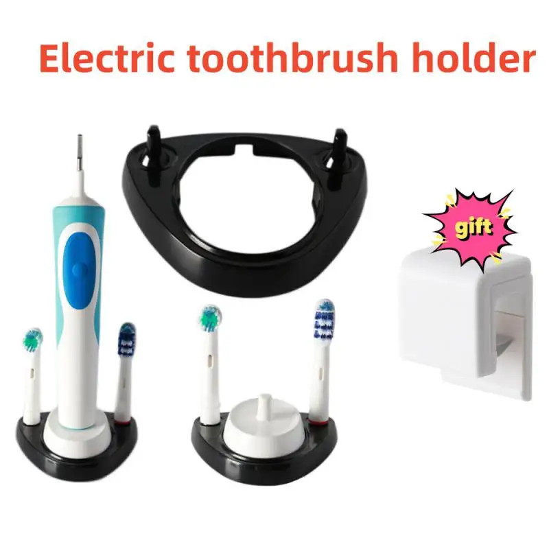 Holder Bracket for Oral B Electric Toothbrush Bathroom Toothbrush Stander Base Support Tooth Brush Heads with Charger Hole