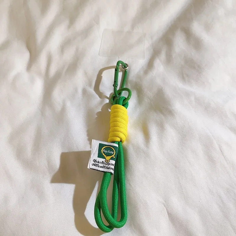 Cute Mobile Phone Lanyard Hanging Decoration Can Be Carried Twist Rope Anti-loss Pendant Fashion Strong Wrist Short Straps Band