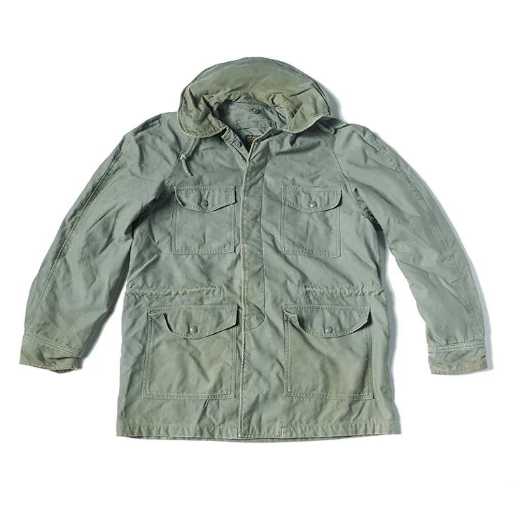 

Винтажная военная куртка M65 США 60-х годов, средней длины, свободного кроя, с длинными рукавами, с капюшоном, осенне-зимняя мужская куртка