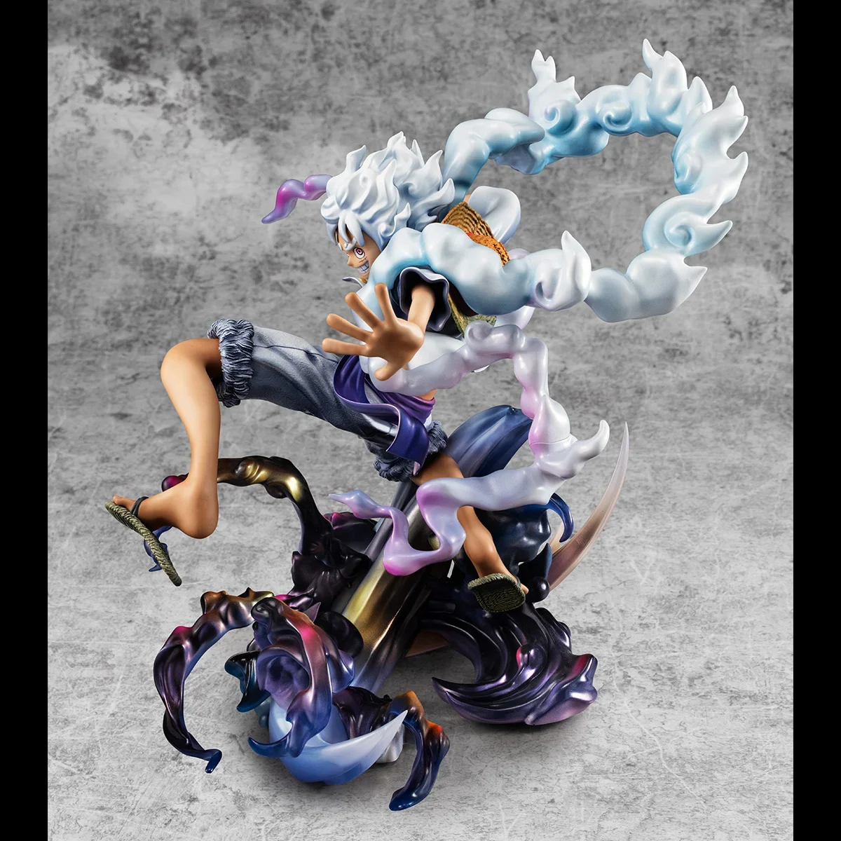 In Stock Megahouse P.O.P MAX ONE PIECE Monkey D. Luffy Gear Five New Original Anime Figures Model Toys Actions Assembly Doll Pvc