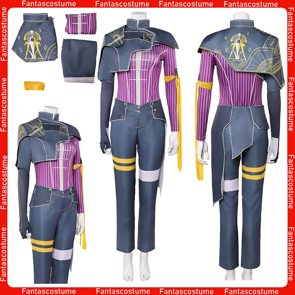 

Fantasia Maier Cosplay Costume Clair 2025 Game Obscur Roleplay Top Pants Coat Outfits Women Halloween Carnival Disguise Suit