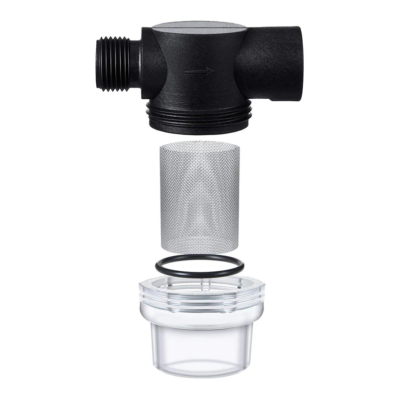 AB42-Water Pump Strainer Filter Set Include Twist On Pipe Strainer And Extra 50 Mesh Filter Screen,RV Replacement 1/2 Filter