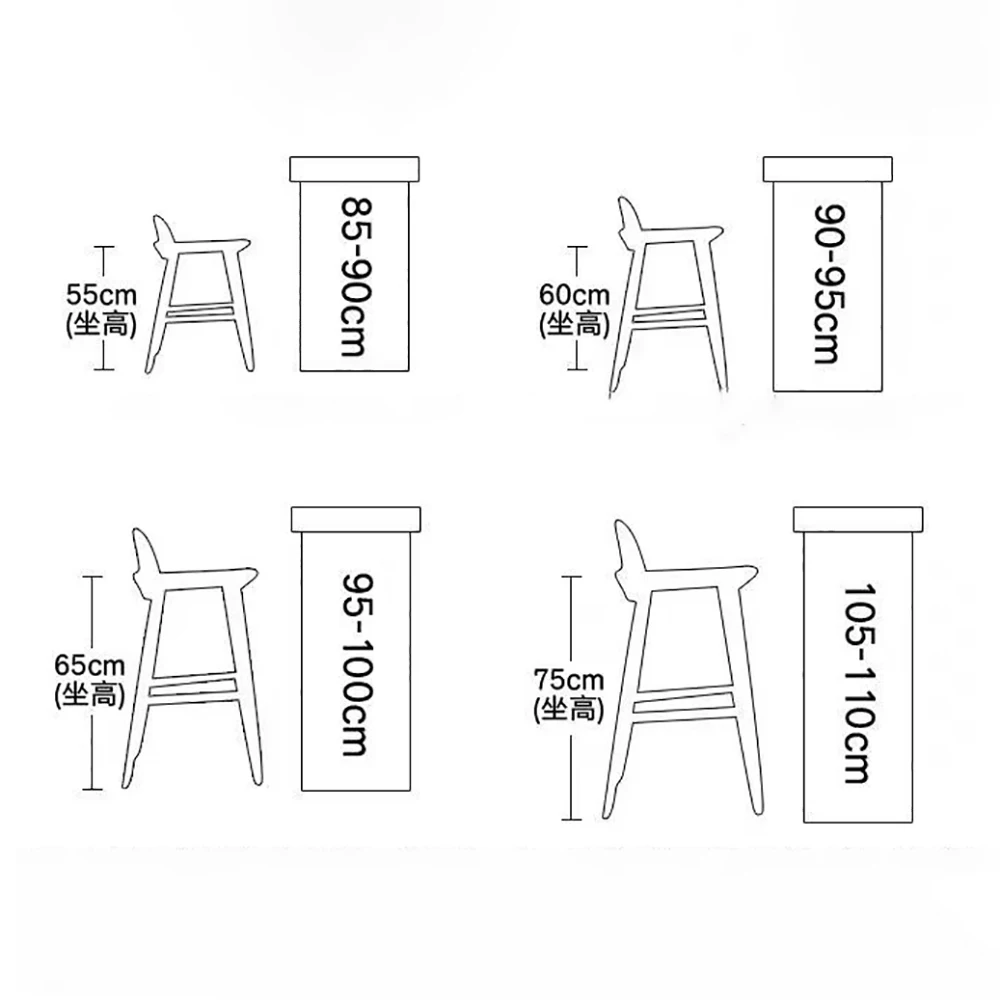 Modern Comfortable Bar Chair Classic Nordic Trendy Kitchen Bar Chair Design Living Room Taburetes De Bar Modern Furniture