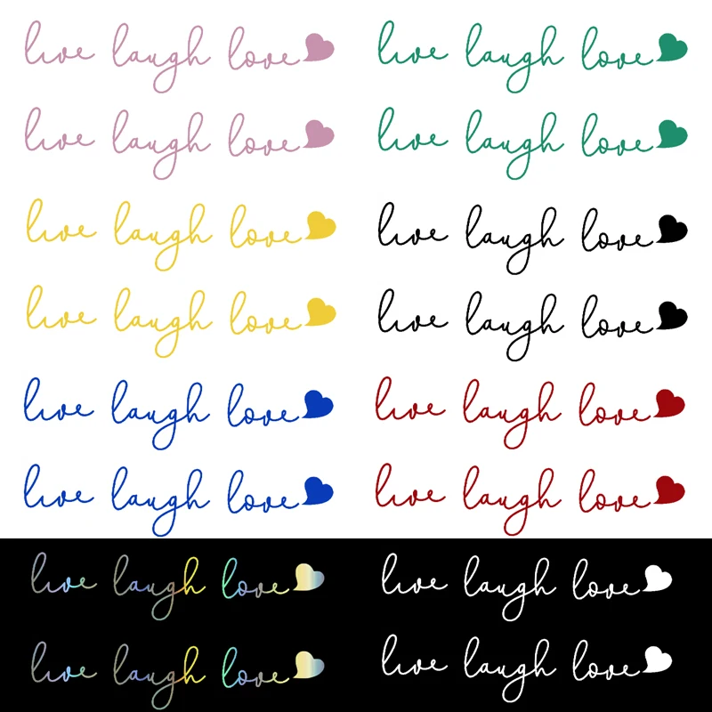 2Pcs Creative English Inspirational Car Rearview Mirror Decal Cute Car Vinyl Funny Art Sticker Decor Car Interior Accessories