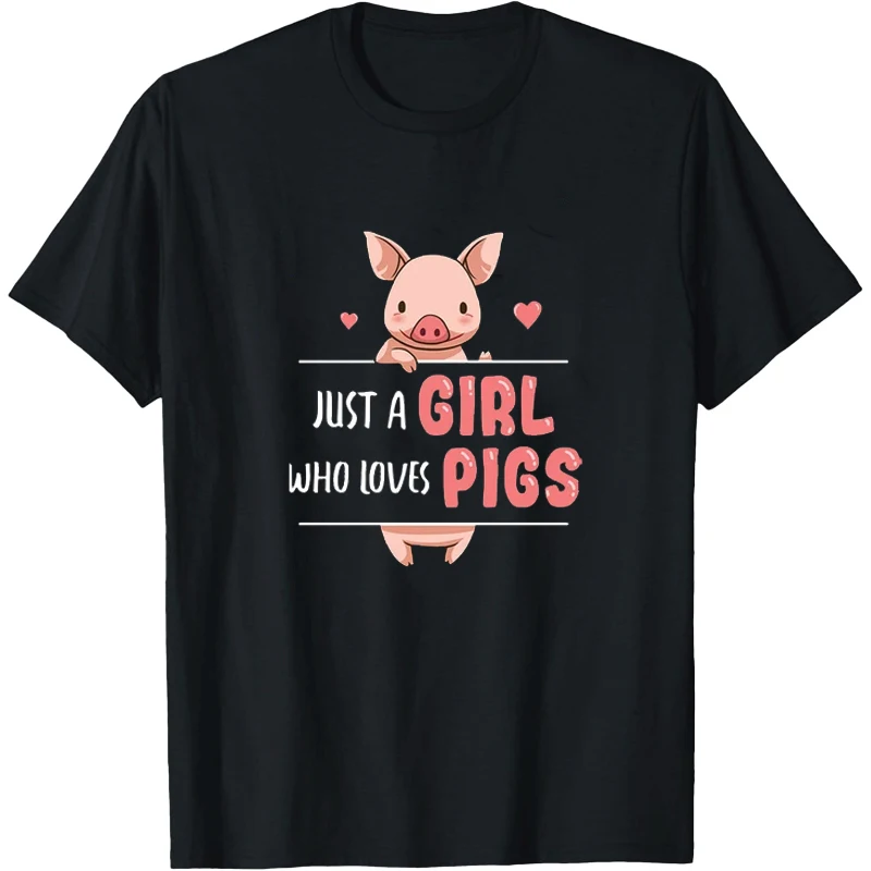 

Pig Lover Gift Girl Lovers Tee Pig T-Shirt Funny T Shirts Cute Pigs Farmer Farm Farming Shirtings Shirt Women Shirt Girl Tees