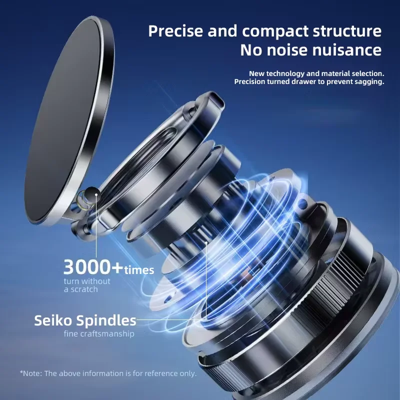 Magnetic 360 Degree Multi-Angle Rotation Car Desk Wall Vacuum Suction Cup Mobile Smart Cell Phone Holder Hands-Free Flexible